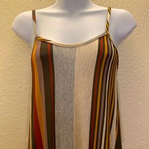 Striped maxi dress